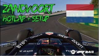 F1 24 ZANDVOORT HOTLAP  SETUP  108816  NO ASSISTS [upl. by Hillier558]