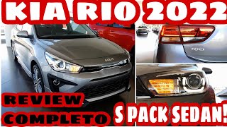 kia rio spack sedan 2022  Review completo  Kia rio 2022  autopedia malu  review completo [upl. by Allets]