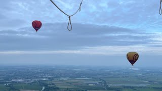 Hot air balloon flight above Beesd Netherlands  cameron z750 phgph [upl. by Kieger]