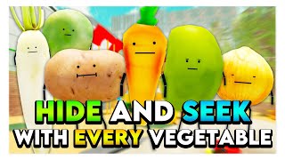 Roblox SECRET STAYCATION HIDE amp SEEK WITH EVERY VEGETABLE 🥕 [upl. by Anaoj]