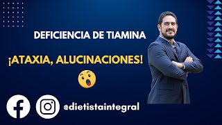 ¡Lo que debes saber sobre la deficiencia de tiamina 😯 [upl. by Megan471]