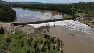 Gayndah Burnett River Claude Wharton Weir [upl. by Atoel889]