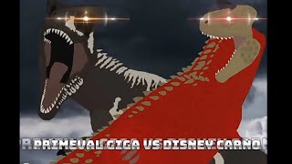 Primeval Giganotosaurus VS Disney Carnotaurus [upl. by Dombrowski]