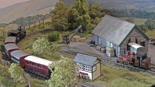 Morning showers at Pen Gwyn  An 009 model railway [upl. by Dalury]