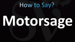 How to Pronounce Motorsäge correctly [upl. by Bird358]