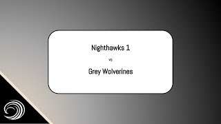 Nighthawks 1s vs Grey Wolverines [upl. by Joashus388]