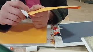 TUTO SCRAP  ALBUMS ENVELOPPE PARTIE 2 FIN [upl. by Tonye]