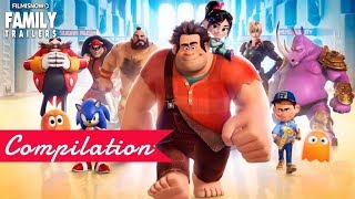 Wreck it Ralph  Clip and Trailer Compilation for Disney Family Movie [upl. by Alyks403]