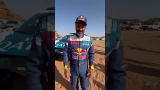 A word from Nasser Al Attiyah for you 👉👉 dakar2024 [upl. by Yelnek639]