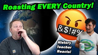 How to upset every country in the world  Geography Now  History Teacher Reacts [upl. by Nauqe]