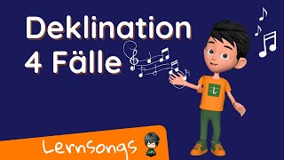 Deklination ✅ die 4 Fälle als Lernsong [upl. by Akkin]