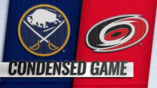 031619 Condensed Game Sabres  Hurricanes [upl. by Hoang651]