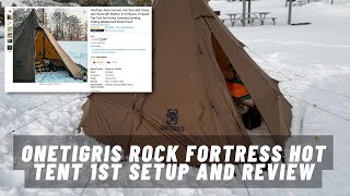 Amazon Hot Tent Onetigris Rock Fortress Review [upl. by Till]