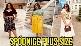 SPÓDNICE PLUS SIZE 3 MIEJSKIE STYLIZACJE 😍 [upl. by Manton]