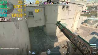 Counter Strike 2 1080p Lowest Settings i7 9700 RX 6600 [upl. by Britte380]