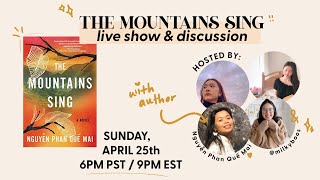 THE MOUNTAINS SING live show discussion WITH AUTHOR Nguyễn Phan Quế Mai [upl. by Forland]