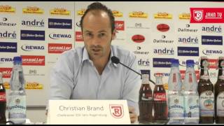 Pressekonferenz vor dem Ostbayernderby SSV Jahn Regensburg  SV Wacker Burghausen [upl. by Kayley]