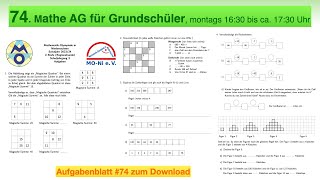 74  Mathe AG Grundschüler  Mathe Olympiade 2023  2024  2 Stufe  Klasse 3 [upl. by Rahmann181]