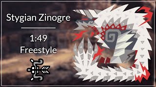 MHWI PC Stygian Zinogre  Bow 149 [upl. by Lleze]