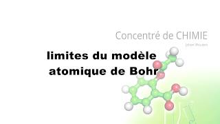 Chapitre 1 bohr limites [upl. by Kenwood591]