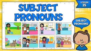 LECCIÓN 25 PRONOMBRES PERSONALES EN INGLÉS  PRÁCTICA  SUBJECT PRONOUNS IN ENGLISH [upl. by Sabelle123]