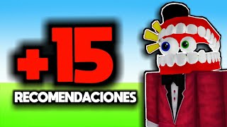 MÁS DE 15 RECOMENDACIONES DE ROBLOX PARA QUE JUEGUES ESTE FIN DE SEMANA🤠 [upl. by Dream703]