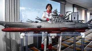 Massive Space Battleship Yamato Model Build [upl. by Anilocin842]