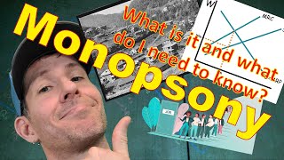 Micro 54  Monopsonistic Markets What is a Monopsony and what do I need to know for exam day [upl. by Ordnasela]