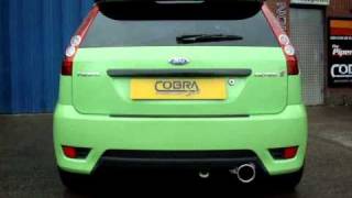 Ford Fiesta Mk6 Zetec S Performance Exhaust by Cobra Sport Exhausts [upl. by Ackler]