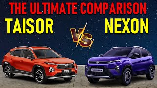 Toyota Taisor VS Tata Nexon  Nexon Vs Taisor  CarFlix India [upl. by Harned]