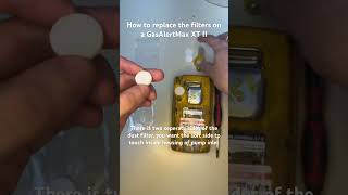 Check out how to replace the filters on a GasAlertMax XT II in under one minute [upl. by Anital]