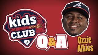 Get to Know Ozzie Albies  2022 Kids Club [upl. by Isis]