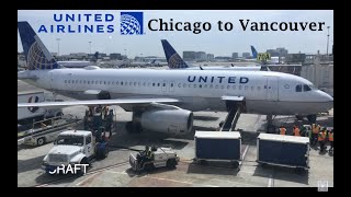 Trip Report United Airlines economy class from Chicago to Vancouver ORDYVR [upl. by Brozak303]