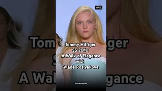 Elegance in Motion Vlada Roslyakovas Unforgettable Walk for Tommy Hilfiger 2010 SS Fashion Show [upl. by Alaric]