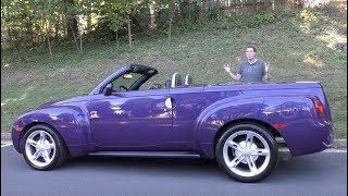 The Chevy SSR Was a Crazy 50000 Retro Convertible Pickup Truck [upl. by Enneillij9]