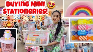 Buying MINI Stationeries from Miniso🎀🤩✨️  Riyas Amazing World [upl. by Ijneb]