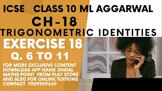 Ch18 Trigonometrical Ratios Of Standard Angles Ex18 Q No611 From ML Aggarwal For ICSE Class 9 [upl. by Sato]