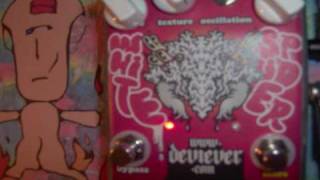 Devi Ever White Spider green edition Dual fuzz pedal [upl. by Aliuqat]