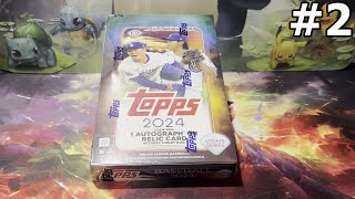 Numbered Rising Rookie Relic Pulled 2024 Topps Update Series Hobby Box Opening [upl. by Yeliac]