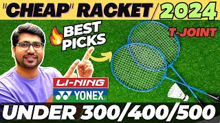 Best Badminton Rackets Under 500⚡Top 5 Rackets in 2024⚡Best Badminton Racket 2024⚡ [upl. by Pedro]