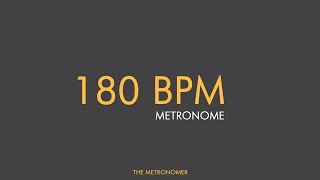 180 BPM Metronome [upl. by Vilberg]