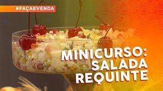 Minicurso de saladas para festas salada requinte [upl. by Sissel]