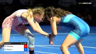 2018 USMCUSAW Cadet Nationals 106 Finals  Mia Palumbo IL Vs Samara Chavez TX [upl. by Euqinna]