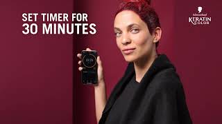 How to Apply Schwarzkopf Keratin Color  Deep Red [upl. by Fondea]