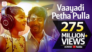 Kanaa  Vaayadi Petha Pulla Lyric  AishwaryaRajesh Sivakarthikeyan  Dhibu Ninan Thomas [upl. by Reivaj321]