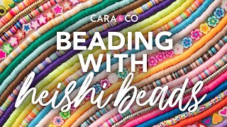 Cara amp Co  Heishi Beads  Learn what they are what string to use and what you can craft [upl. by Mischa]