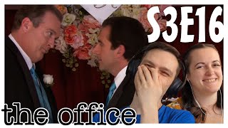 The Office REACTION  Season 3 Episode 16  Phyllis Wedding [upl. by Eerehs41]