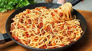 Diese Pasta Bolognese hat mich verrückt gemacht Herzhaft einfach und unglaublich lecker [upl. by Ahola]