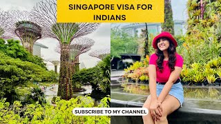 Singapore Visa for Indians 2023 Stepwise Singapore Visa Process  Documents Required  Fees [upl. by Assirahc]