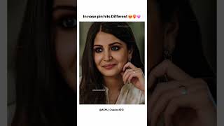 Anushka sharma with nose pinshortsfeed anushkasharma nosepins yt trending bollywood actress [upl. by Boru]